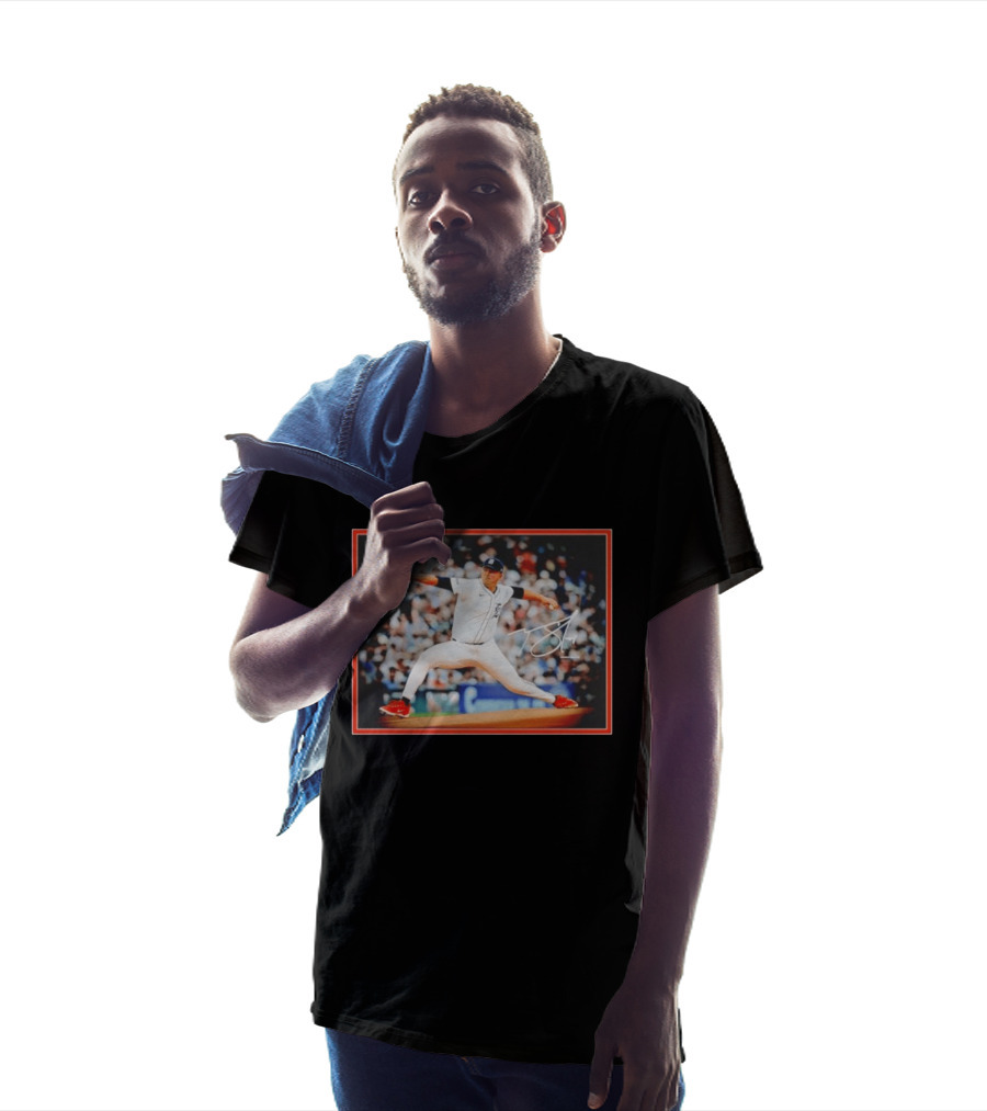 Tarik Skubal Detroit Tigers Pitcher Action Pose MLB Player 2026 Spotlight T-Shirt