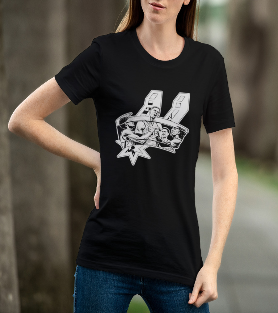 Victor Wembanyama San Antonio Spurs Basketball Players NBA Team Celebration T-Shirt