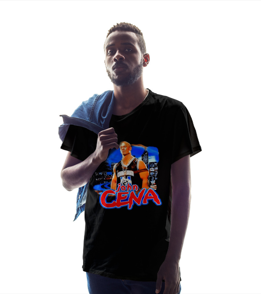 Chain Gang John Cena WWE Skyline City Scene T-Shirt