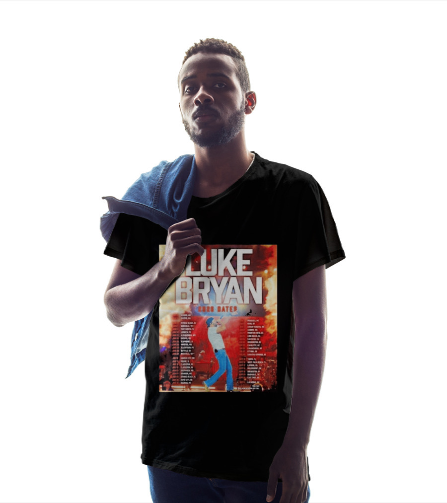 Luke Bryan 2026 Dates Tour Cities Concert Events T-Shirt
