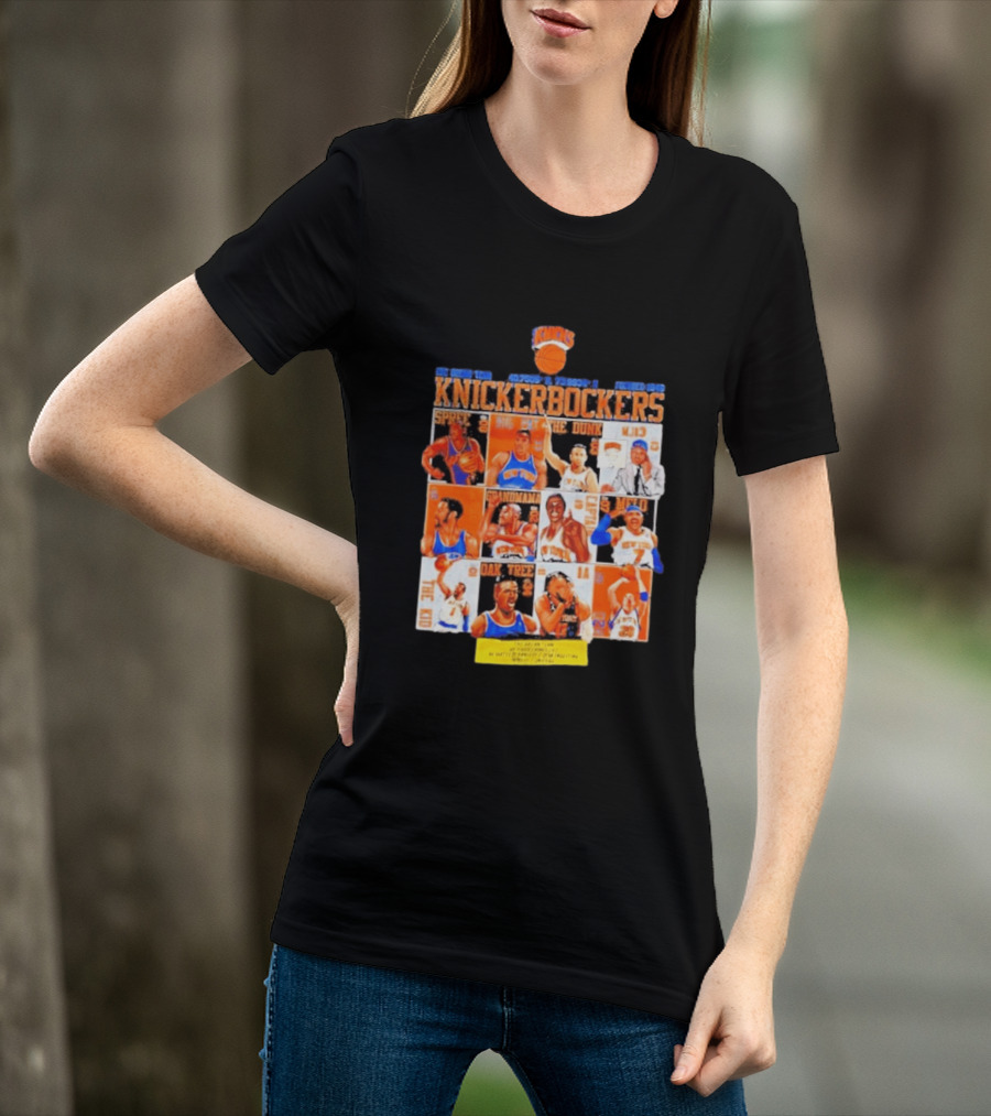 New York Knicks Knickerbockers Basketball Legends Spree Melo Run MSG Series T-Shirt