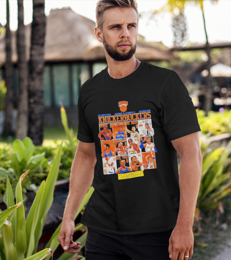 New York Knicks Knickerbockers Basketball Legends Spree Melo Run MSG Series T-Shirt