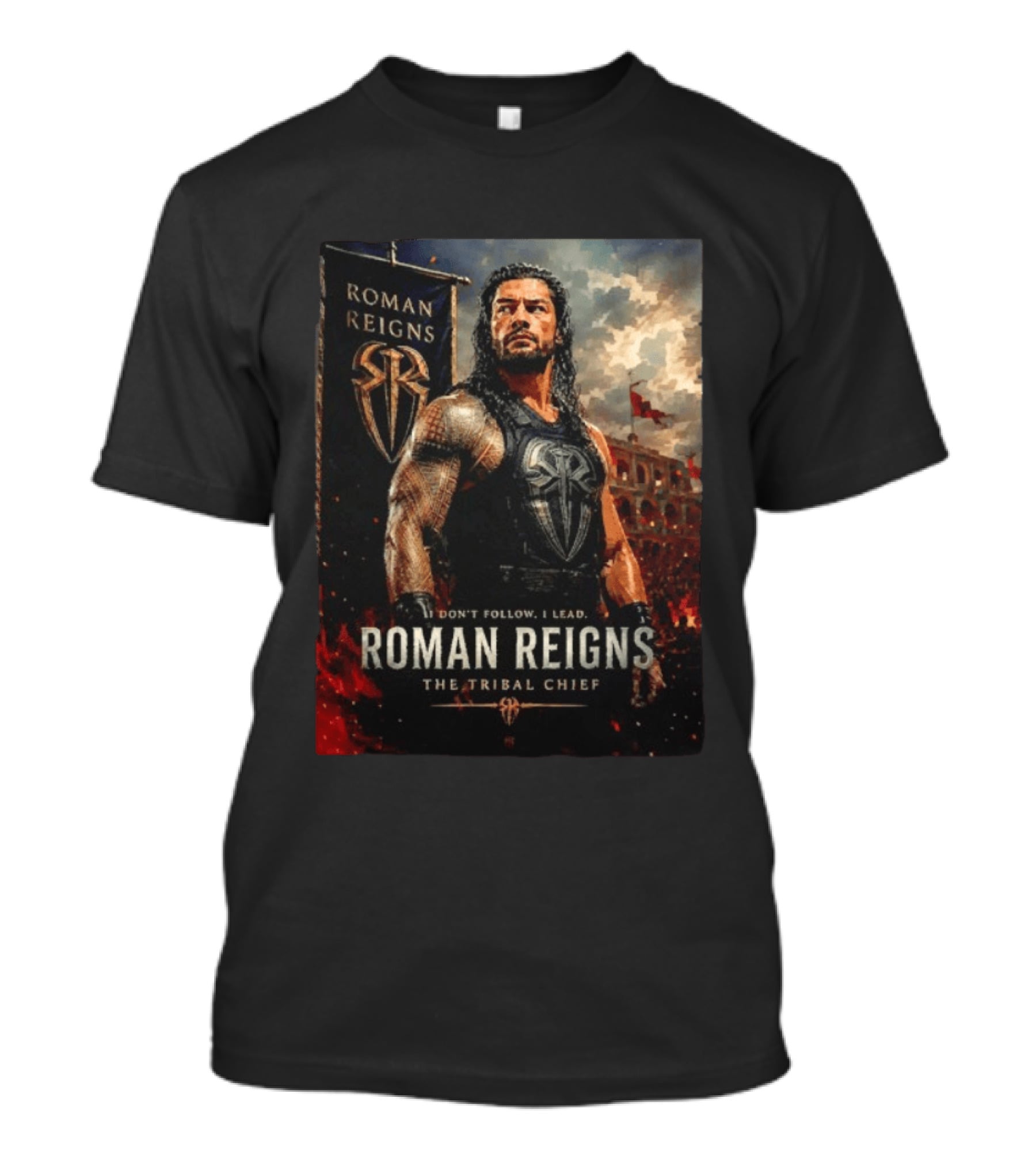 Roman Reigns Don't Follow I Lead The Tribal Chief T-Shirt