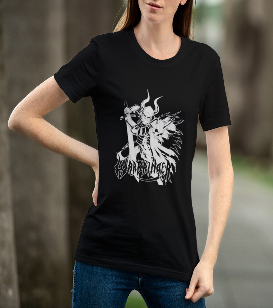 Warbringer Tour 2026 Viking Warrior Fantasy Art With Horned Helmet And Axe T-Shirt