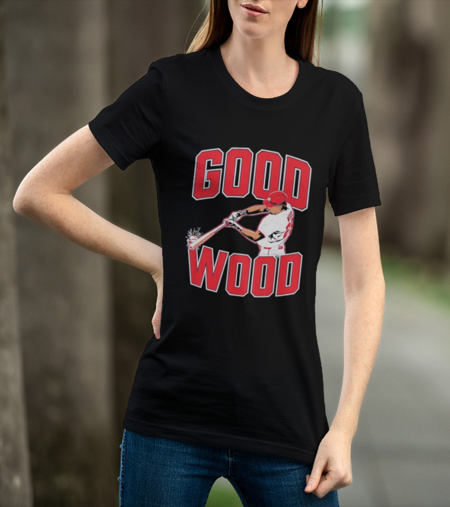 Washington Baseball James Wood Good Wood Slugger Swing T-Shirt
