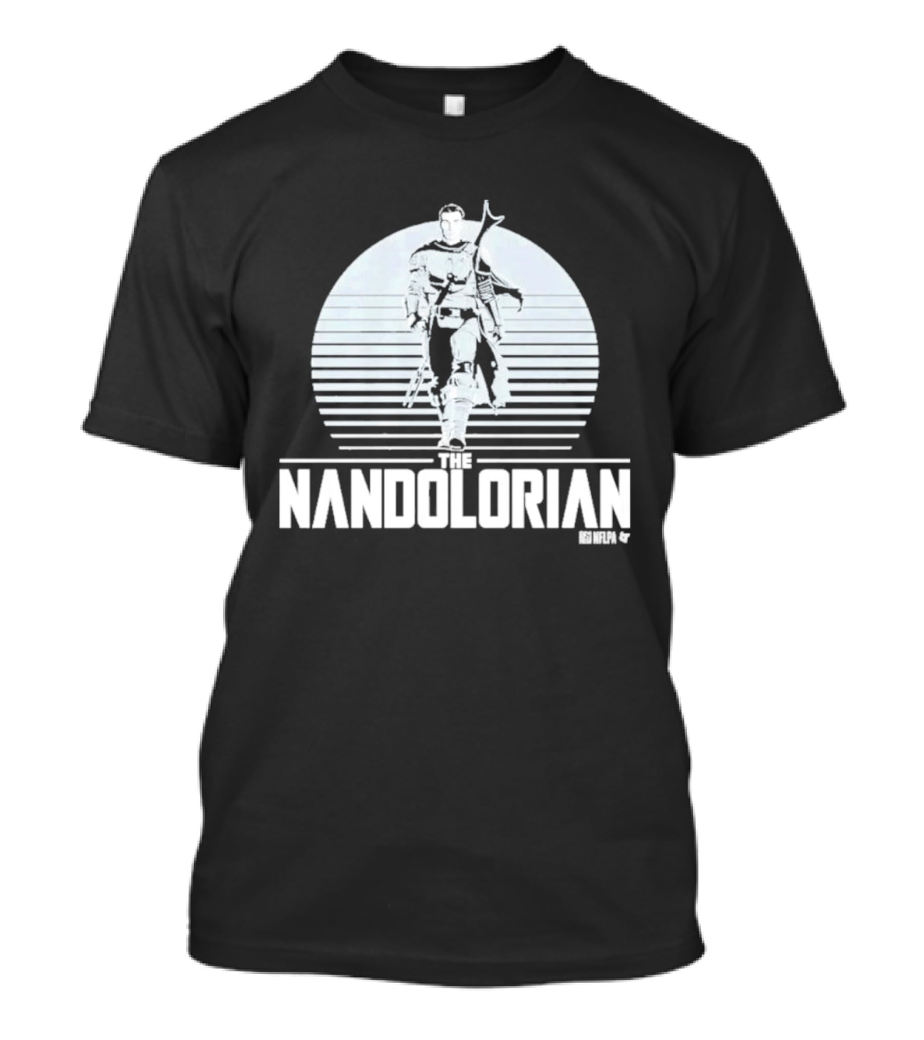 The Nandolorian Fernando Mendoza Mandalorian Parody Star Wars T-Shirt