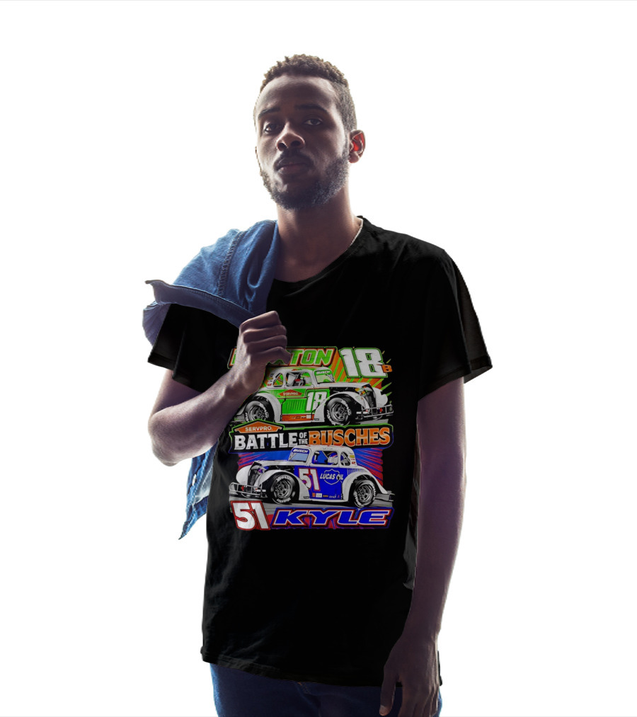 Brexton 18B SERVPRO Battle Of The Busches 51 Kyle Lucas Oil T-Shirt