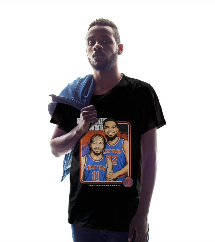 New York Knicks Brunson Towns Stepbrothers 32 11 T-Shirt