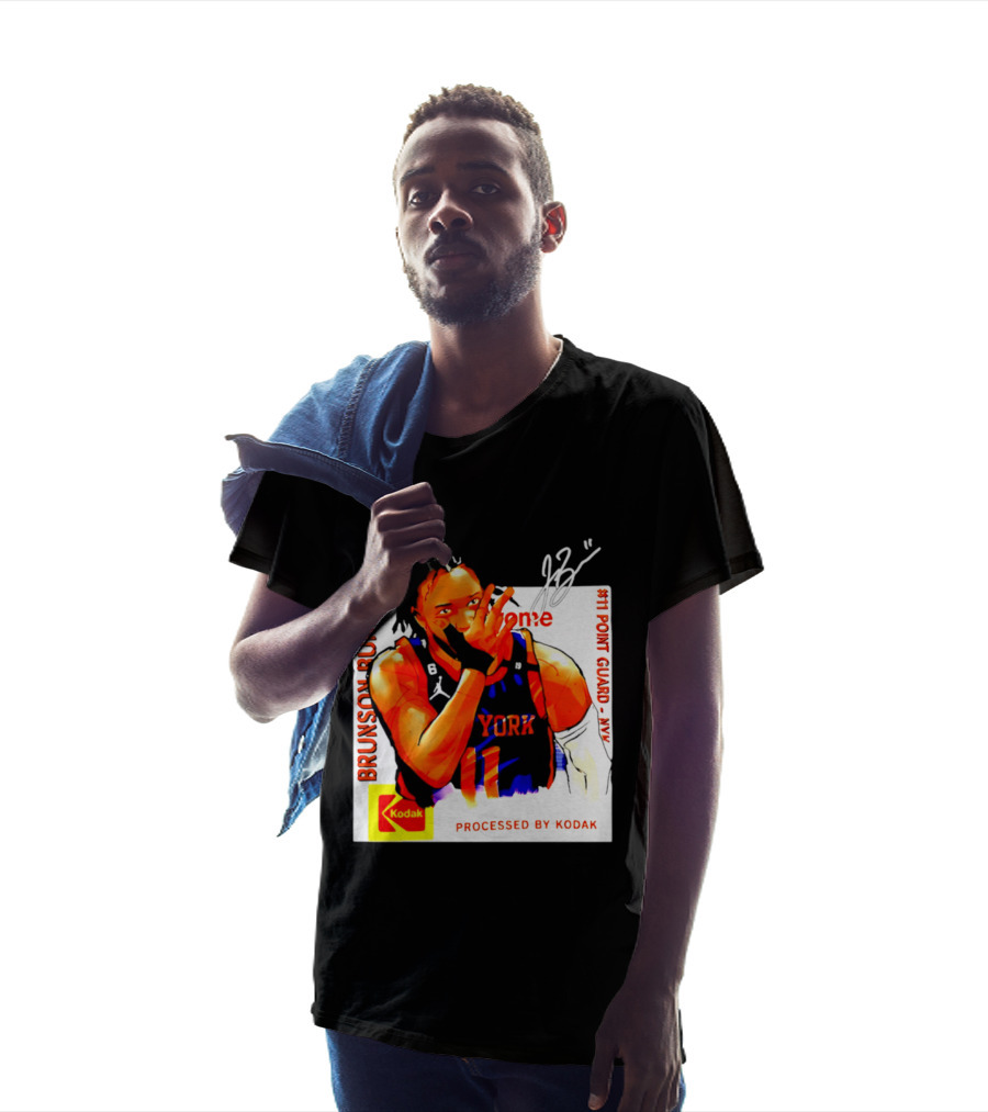 Jalen Brunson Burner New York Kodak #11 Point Guard NYY T-Shirt