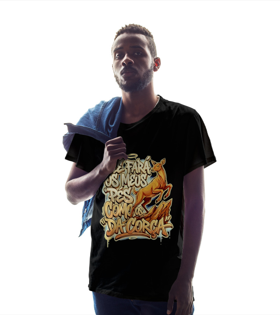 Ele Fará Os Meus Pés Como Os Da Corça T-Shirt