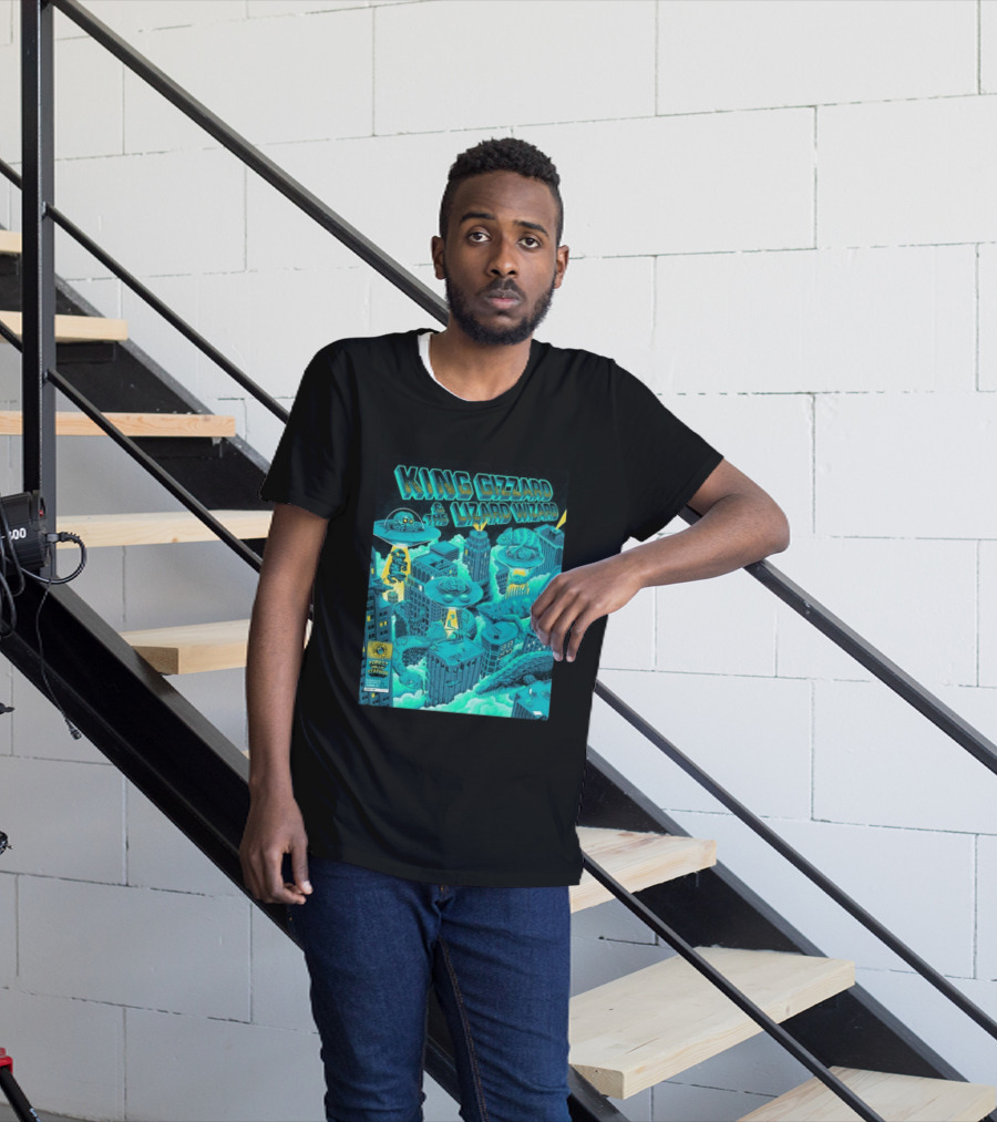King Gizzard And The Lizard Wizard Forest Hills Stadium New York 2026 Event Reptilians Vs Alienoids August 20 21 T-Shirt