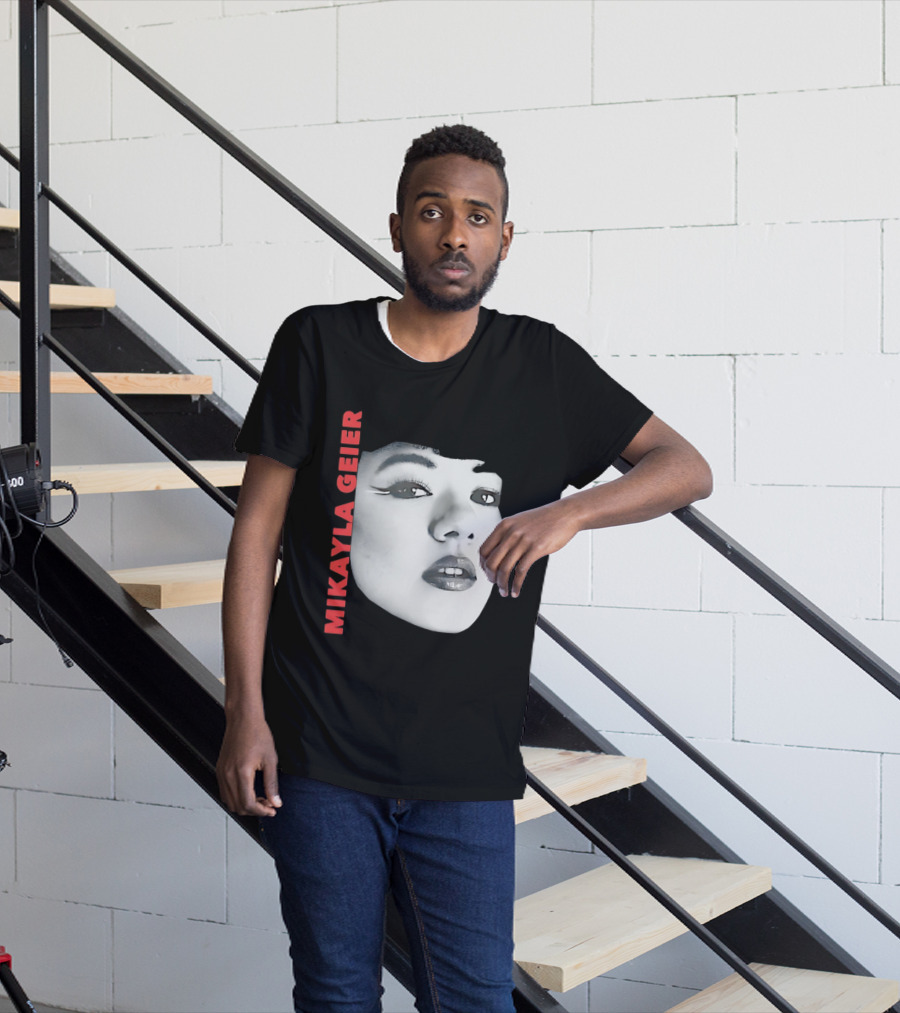 Mikayla Geier UK Tour Bold Monochrome T-Shirt