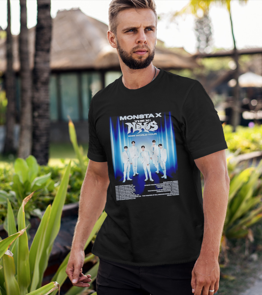 Monsta X The X Nexus 2026 World Tour Dates And Venues T-Shirt