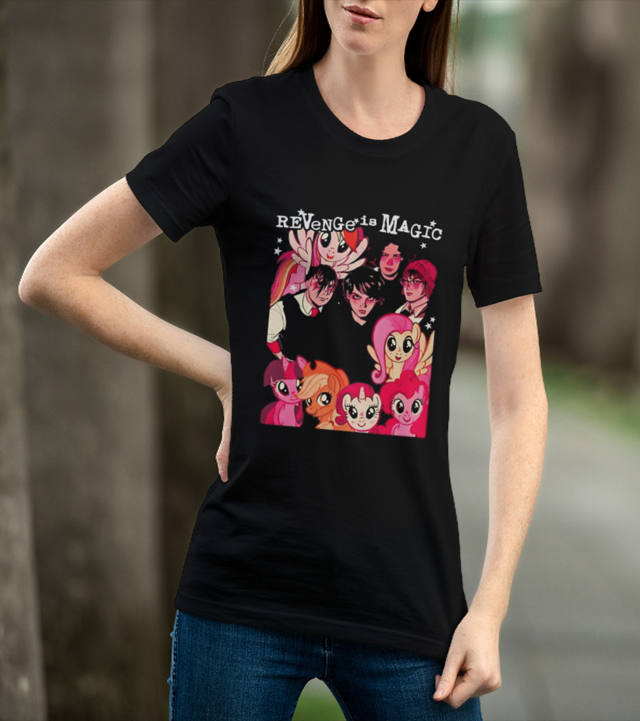 My Chemical Romance My Little Pony Revenge Is Magic Crossover Mashup T-Shirt