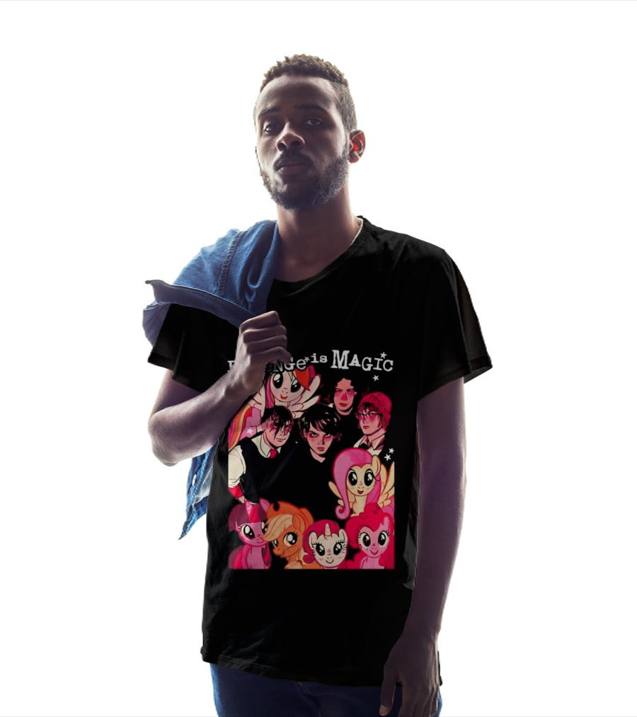 My Chemical Romance My Little Pony Revenge Is Magic Crossover Mashup T-Shirt