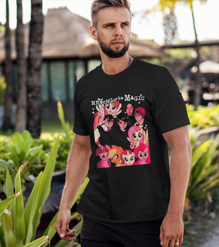 My Chemical Romance My Little Pony Revenge Is Magic Crossover Mashup T-Shirt