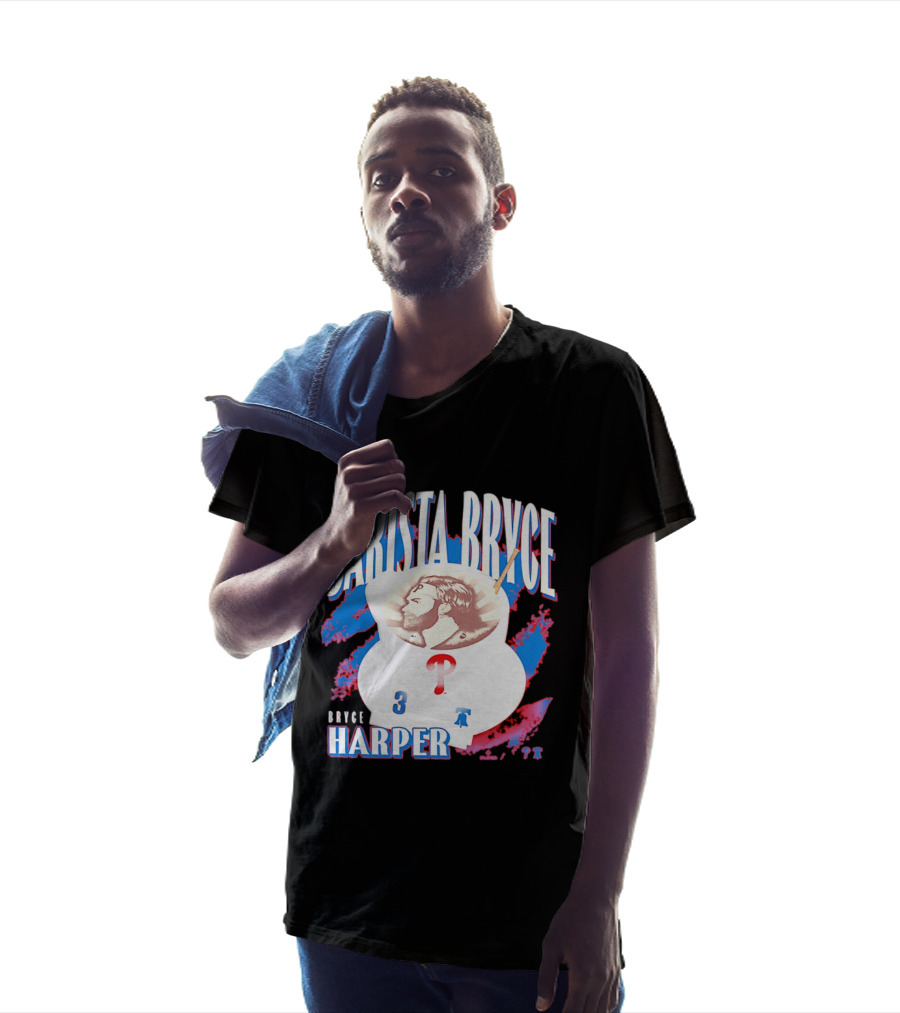 Bryce Harper Barista Philadelphia Phillies Player 3 T-Shirt