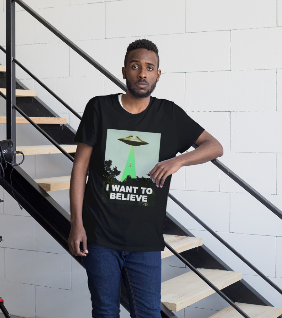 Premiun Spurs I Want To Believe UFO Trophy T-Shirt