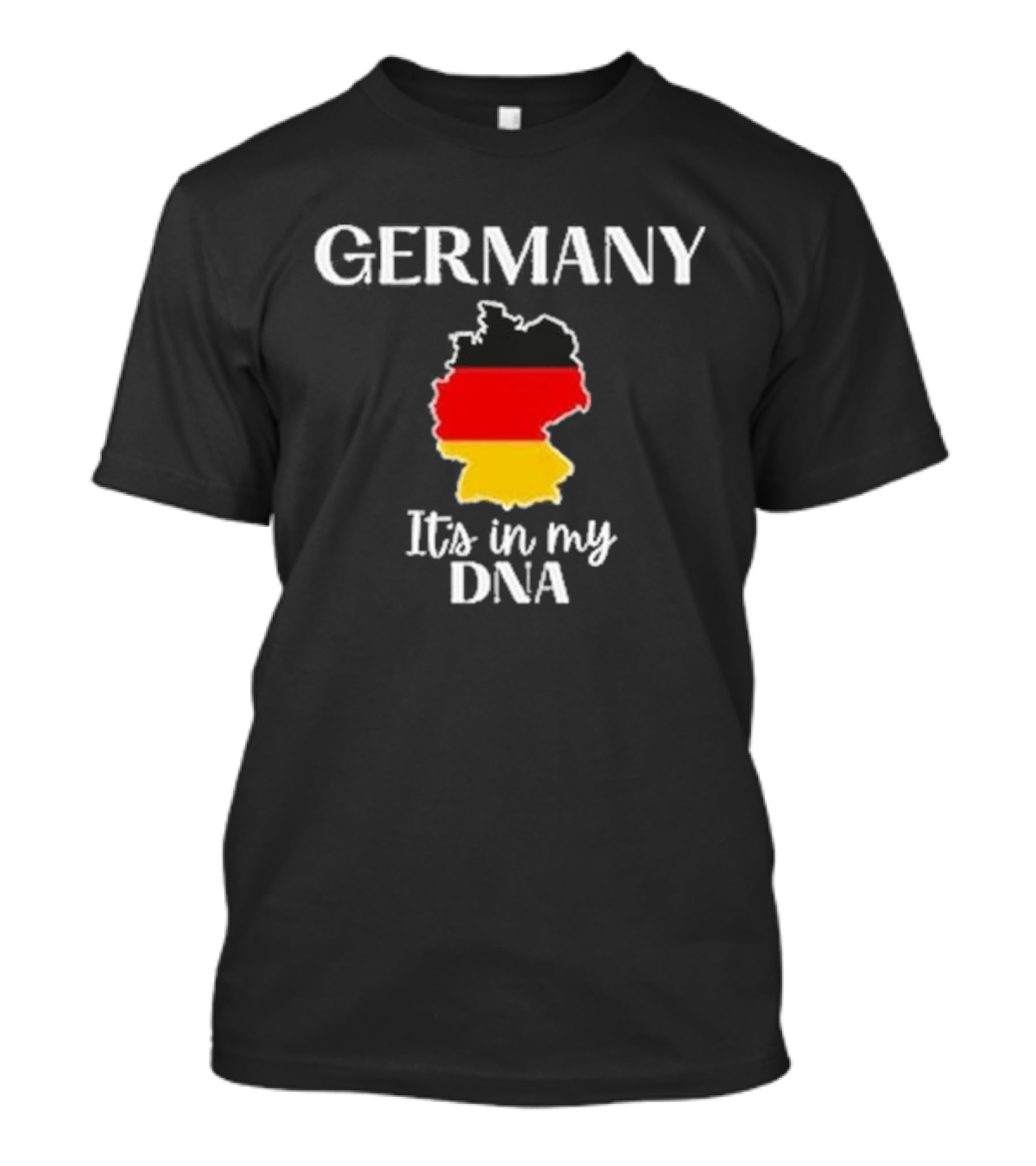 Germany It's In My DNA Map Flag T-Shirt