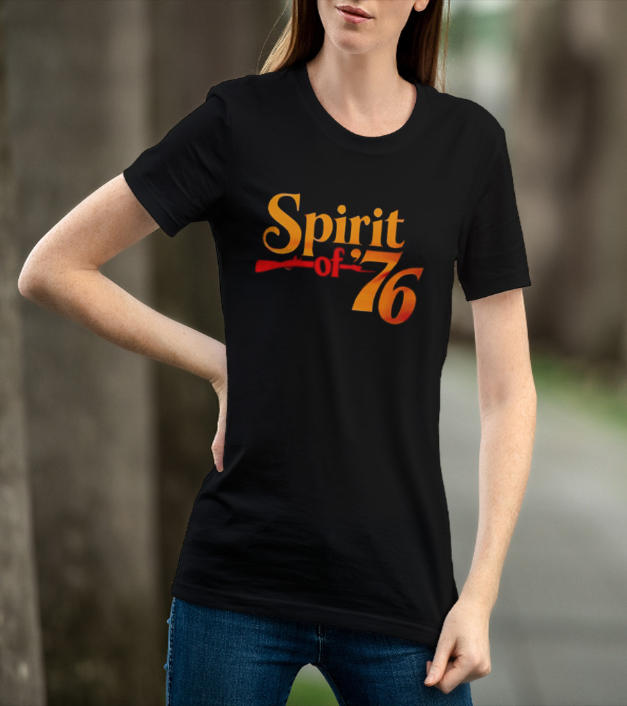 Spirit Of 76 American Revolution Independence Day USA T-Shirt