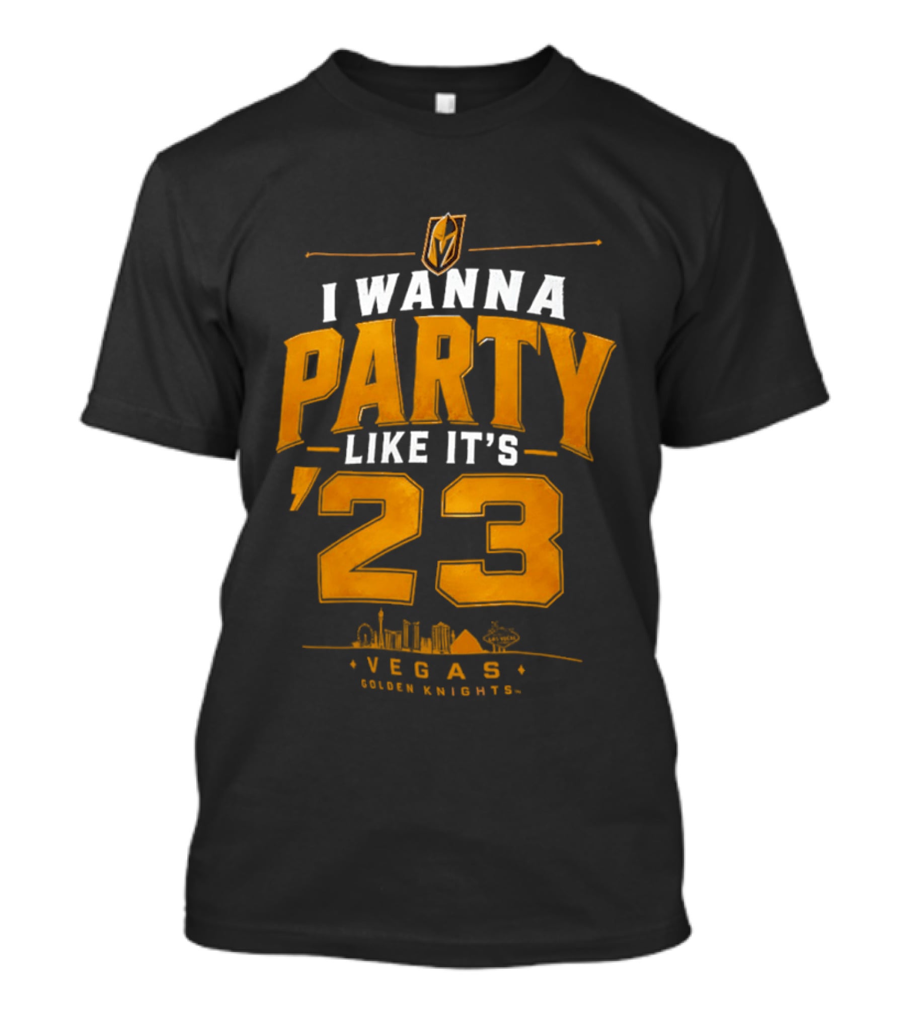 Vegas Golden Knights I Wanna Party Like It's 23 Celebration T-Shirt