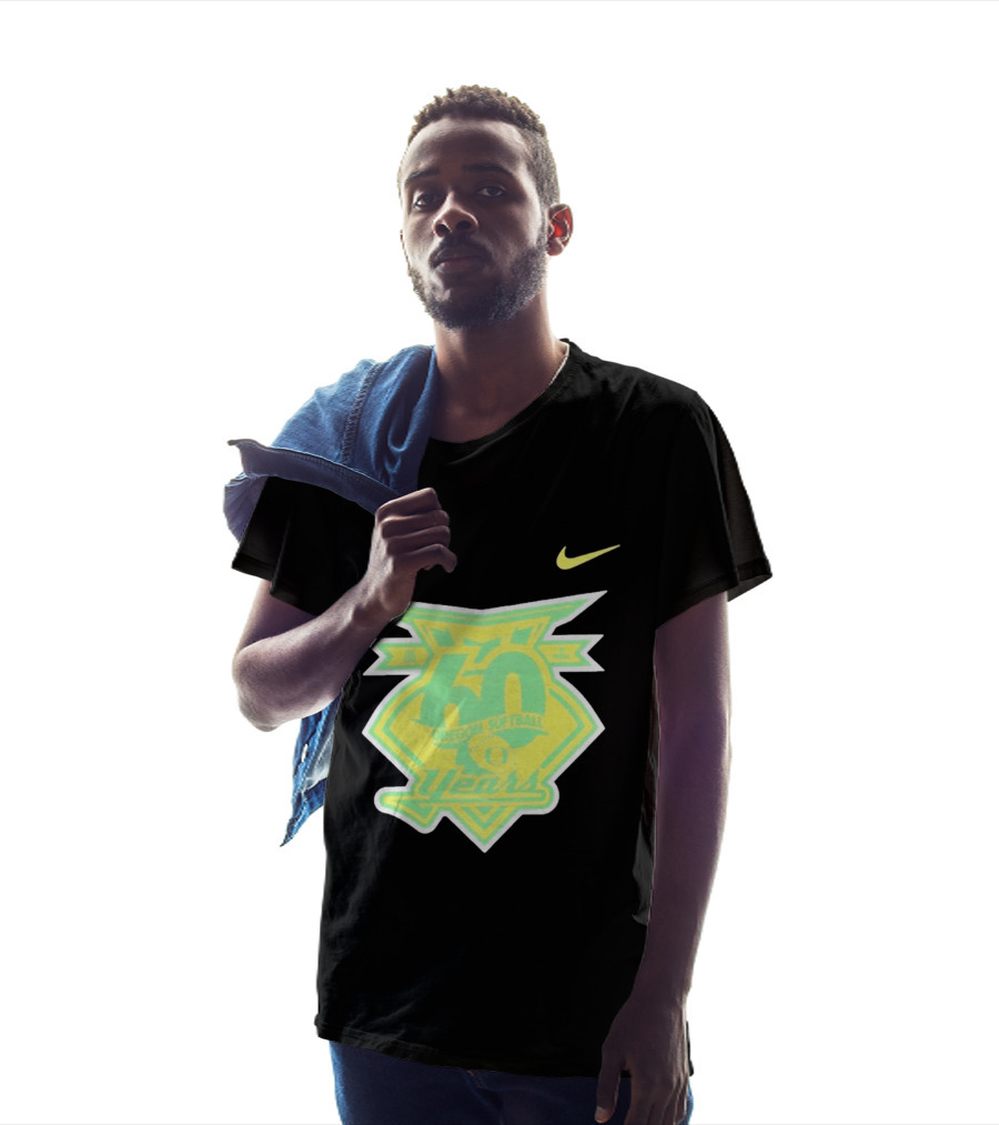 Oregon Softball 60 Years Anniversary Club Nike T-Shirt
