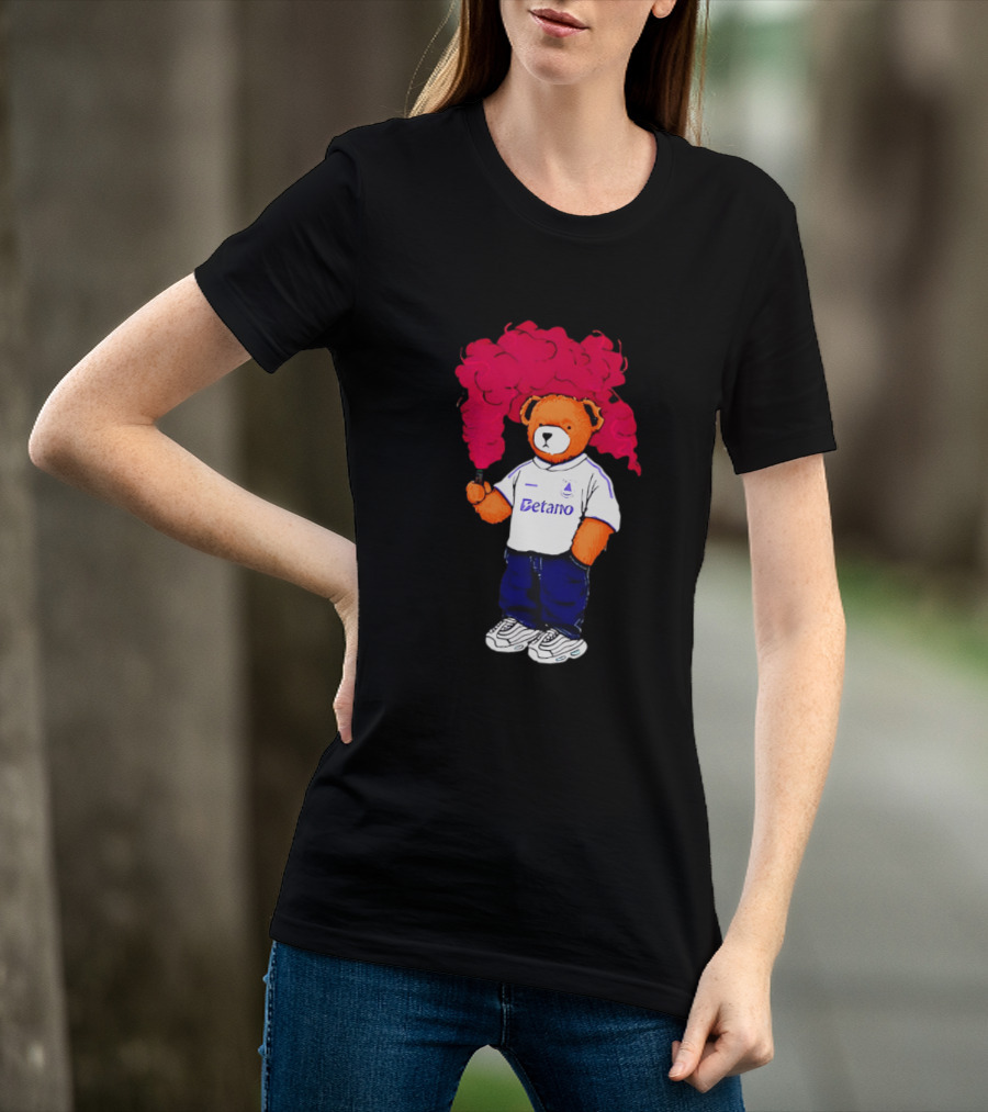 Betano FC Pickles Bears Character Holding Red Smoke T-Shirt
