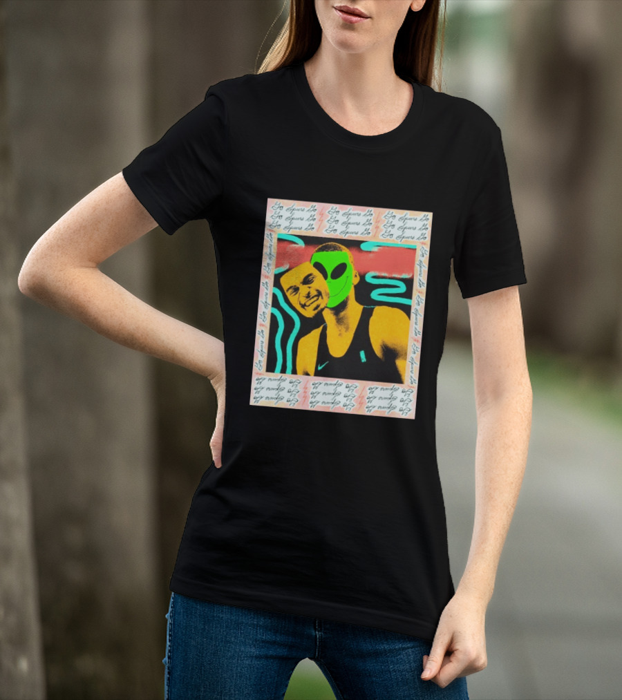 Go Spurs Go Alien Victor Wemby Mask San Antonio Spurs T-Shirt