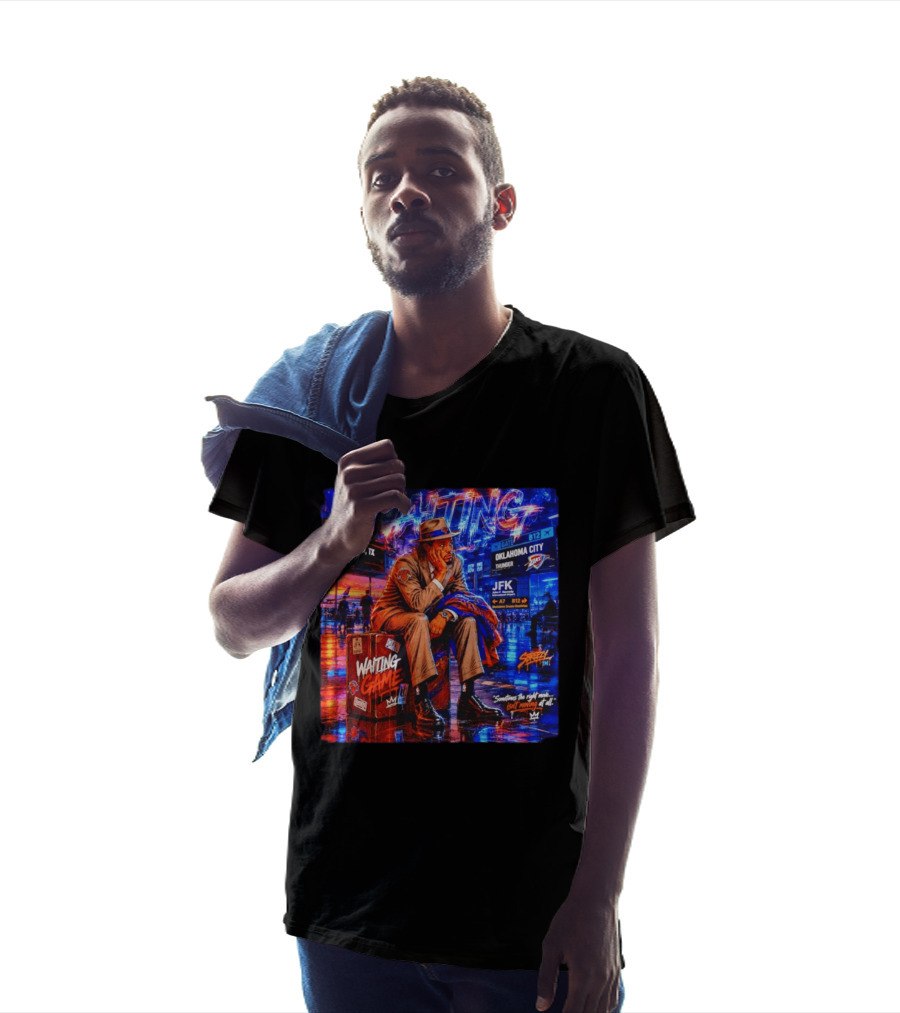 Waiting Game JFK Decisions San Antonio OKC Spurs Thunder T-Shirt