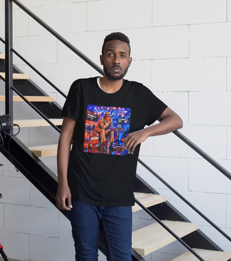 Waiting Game JFK Decisions San Antonio OKC Spurs Thunder T-Shirt