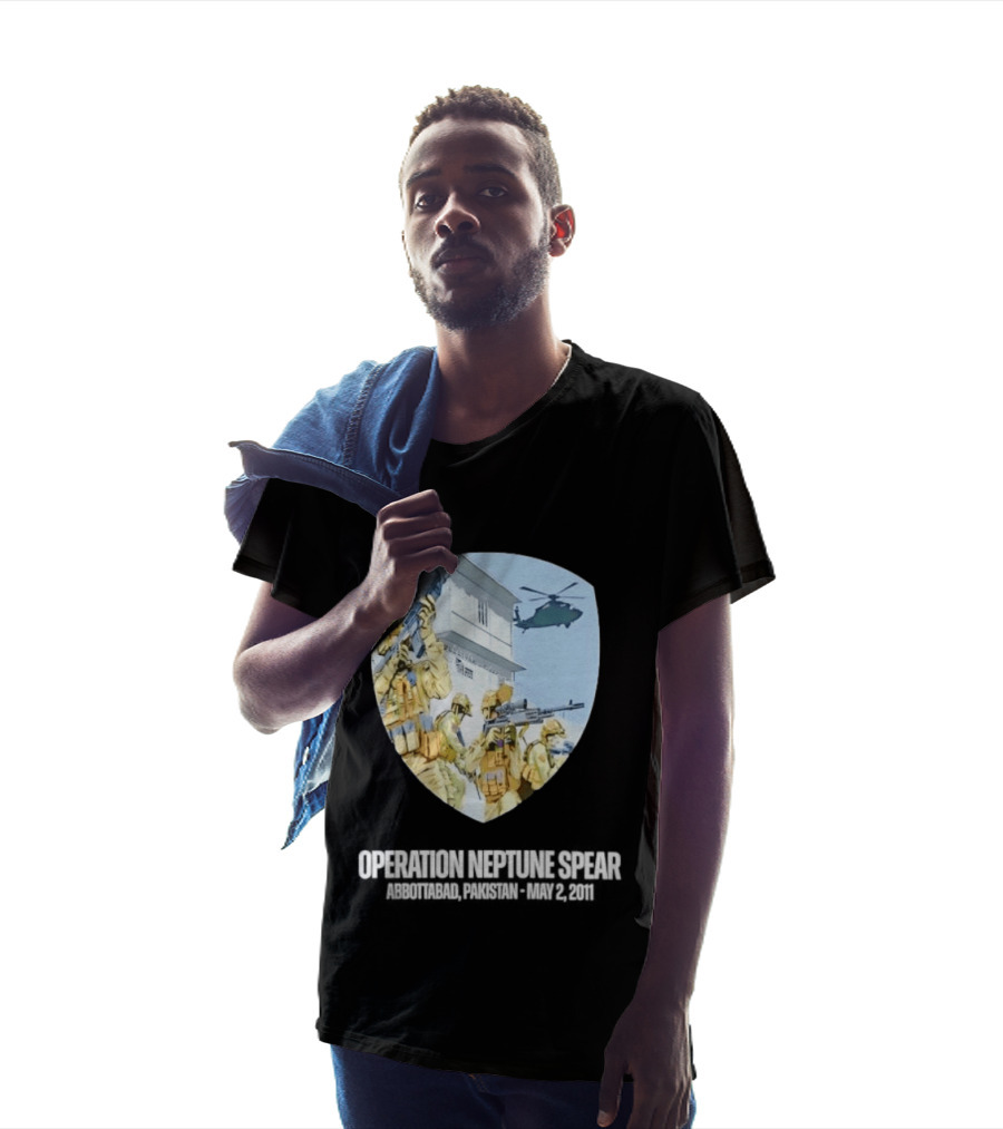 Operation Neptune Spear Abbottabad Pakistan May 2 2011 Military Team Helicopter Shield T-Shirt