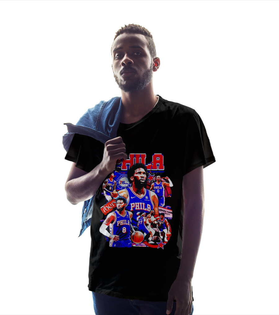 Philadelphia 76ers Phila 6ers Team Players Arena T-Shirt
