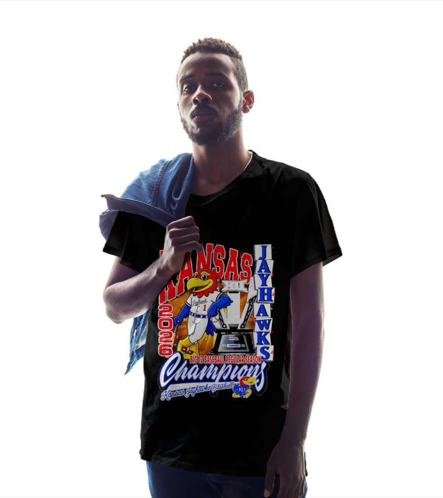 Kansas Jayhawks 2026 Big 12 Baseball Regular Season Champions T-Shirt