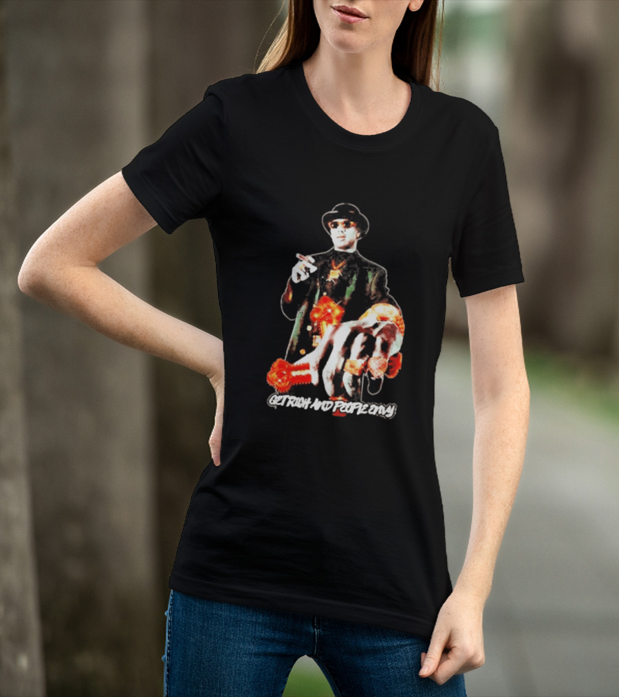 Master P Get Rich And People Envy Gold Rings Money Power T-Shirt