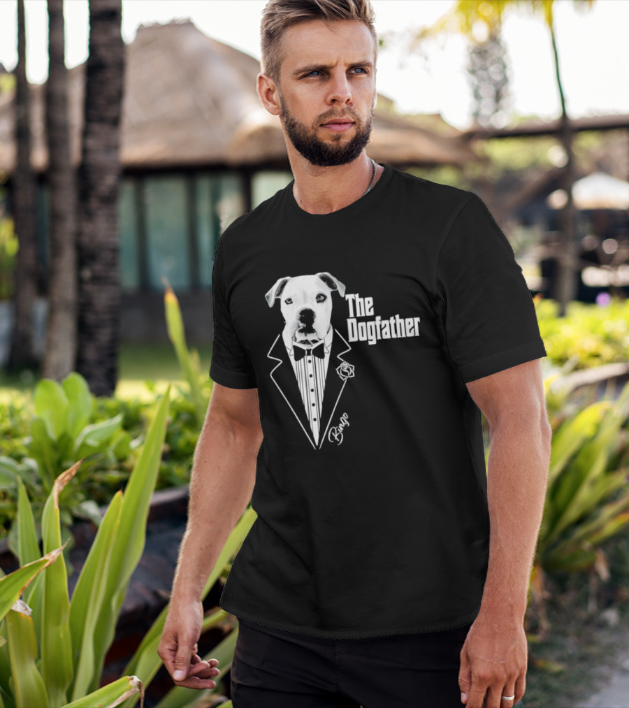 The Dogfather Bingo Tuxedo Bow Tie Rose Godfather Movie Pet Owner T-Shirt