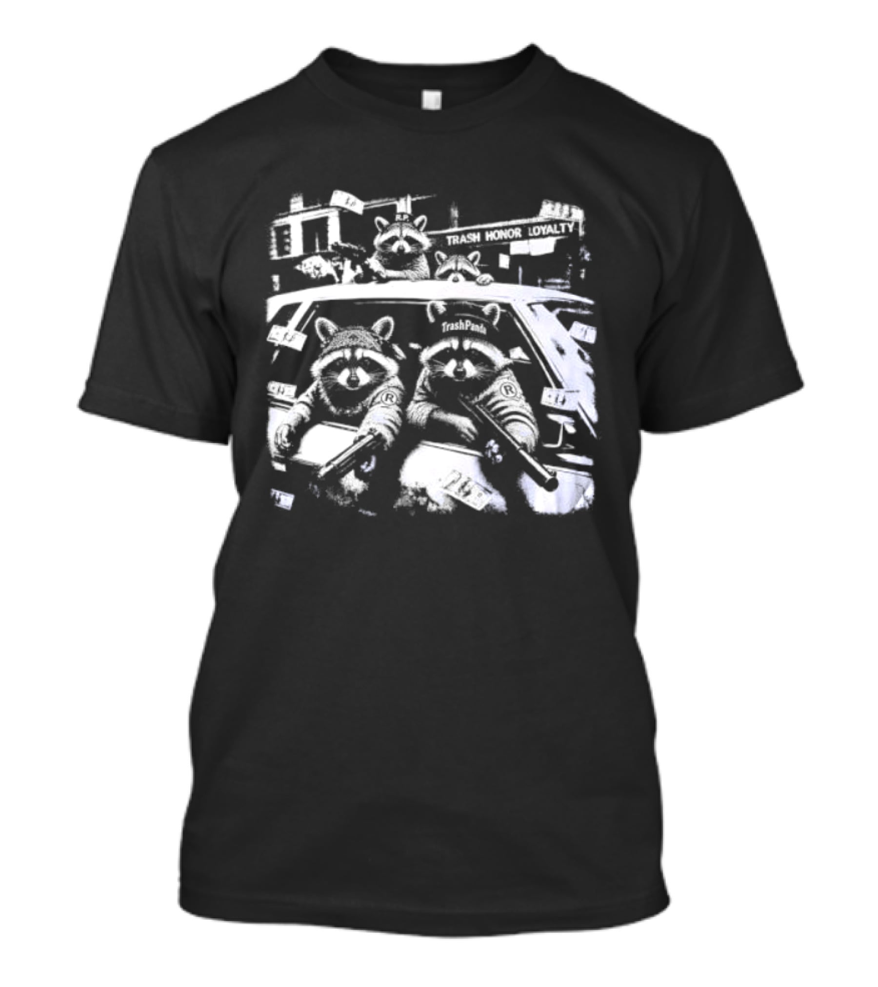 Trash Panda Gangster Raccoons Honor Loyalty RP T-Shirt