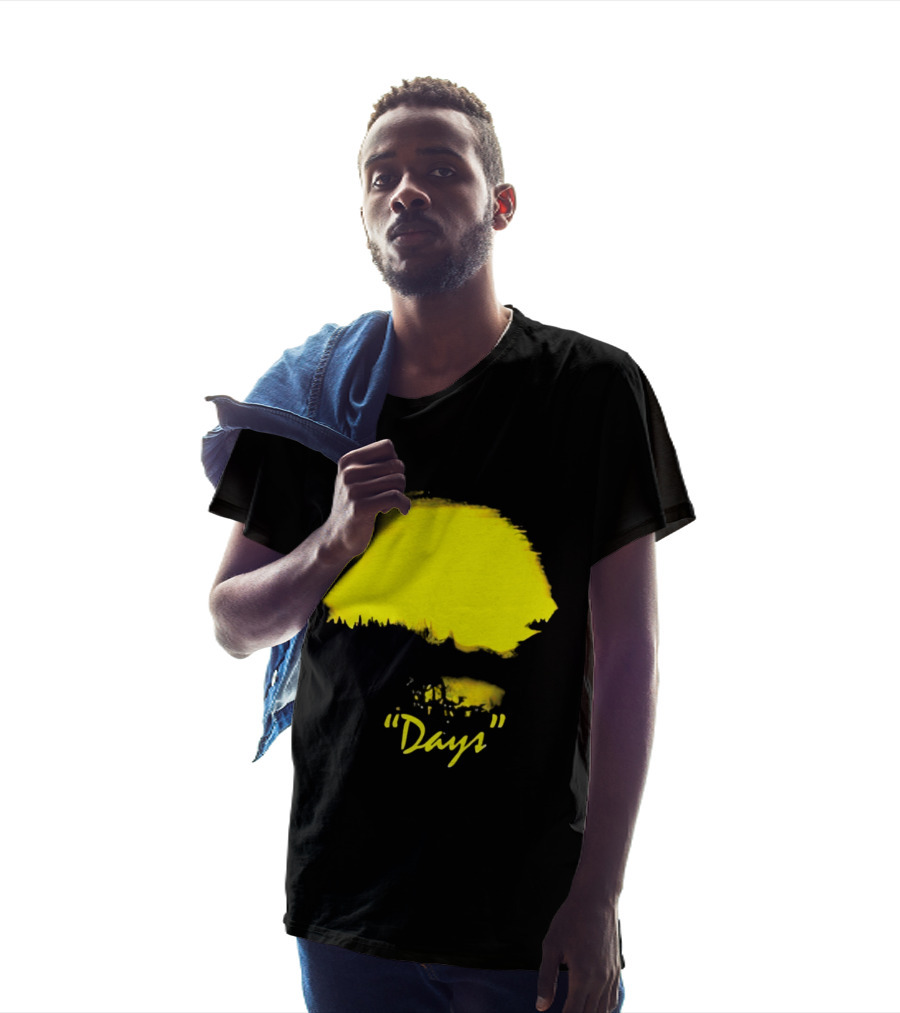 Welcome To Yellow "Days" Bright Sunshine Paintstroke T-Shirt