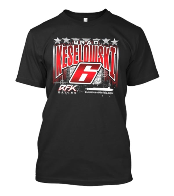 Brad Keselowski 6 RFK Racing Stars Patriotic Racing T-Shirt