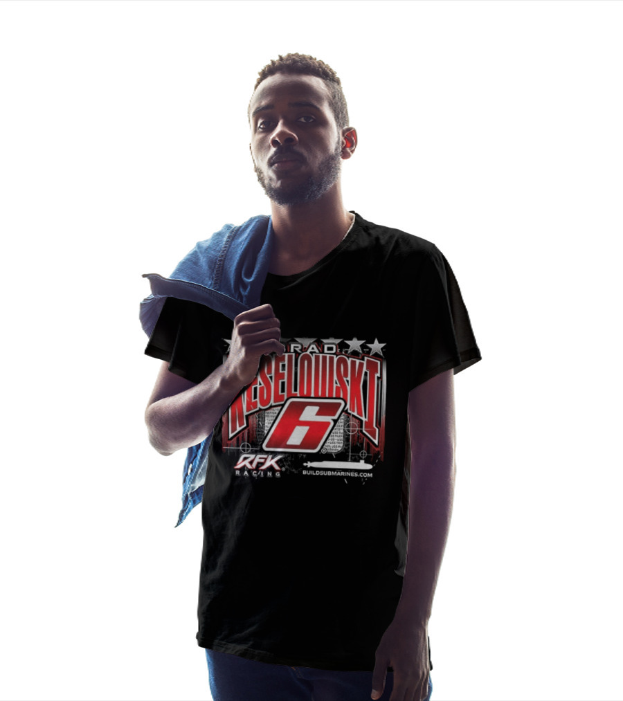 Brad Keselowski 6 RFK Racing Stars Patriotic Racing T-Shirt