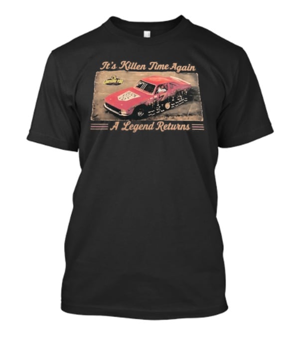Greg Killen It's Killen Time Again A Legend Returns Jurassic Park Car Racing T-Shirt