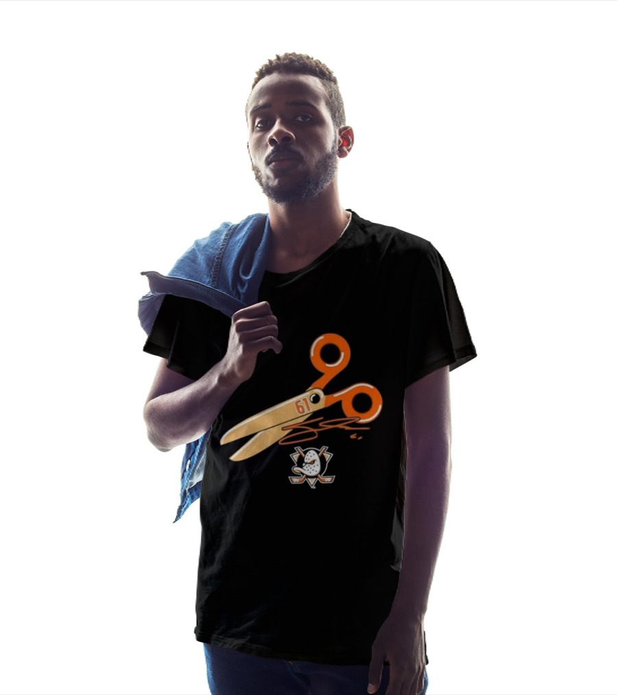 Cutter Gauthier Need To Cut It Scissors 61 Anaheim Ducks T-Shirt