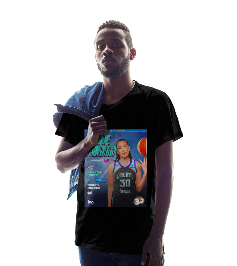 May 29 2026 Pride Night New York Liberty Vs Phoenix Mercury Presented By Lyft 7:30pm T-Shirt