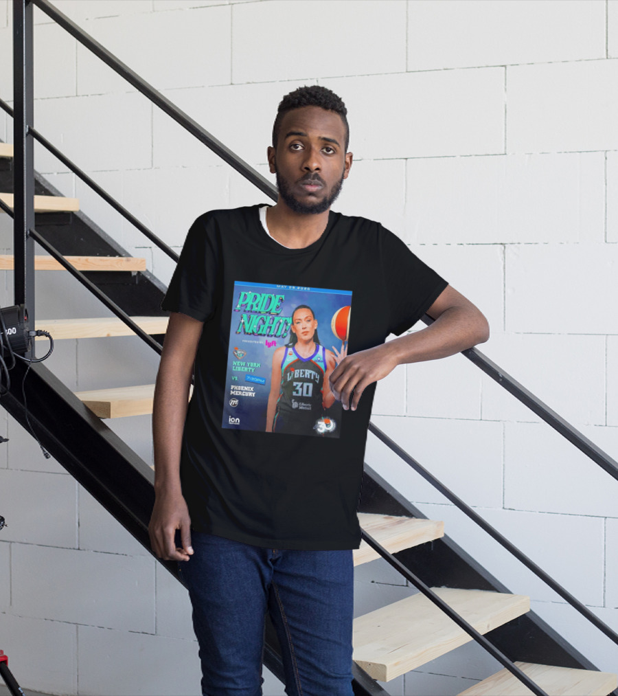 May 29 2026 Pride Night New York Liberty Vs Phoenix Mercury Presented By Lyft 7:30pm T-Shirt