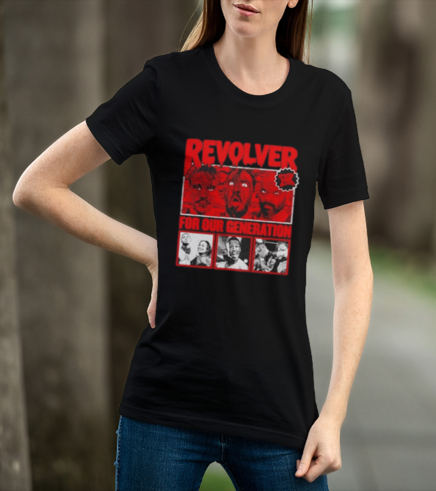 Revolver Horror Faces For Our Generation T-Shirt