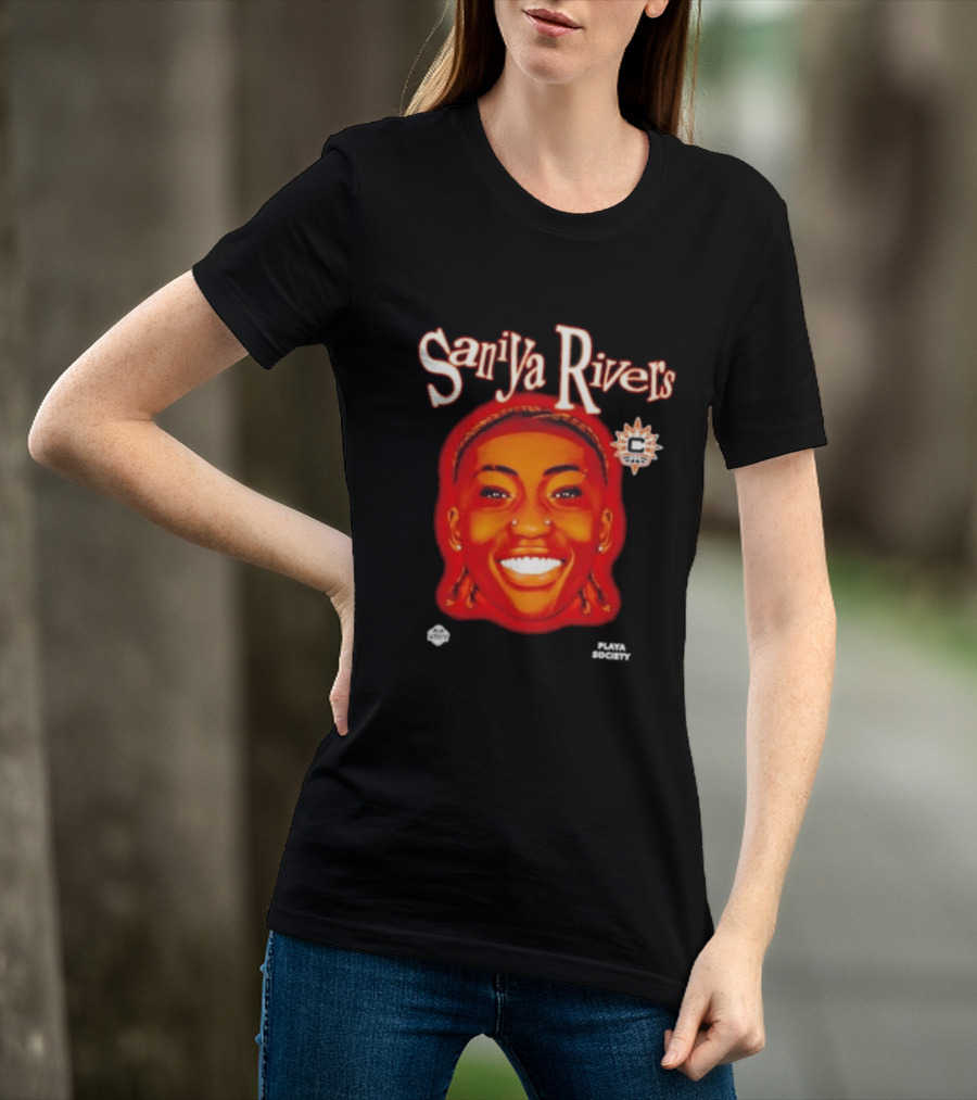 Saniyya Rivers Connecticut Sun Player Galaxy Big Head T-Shirt
