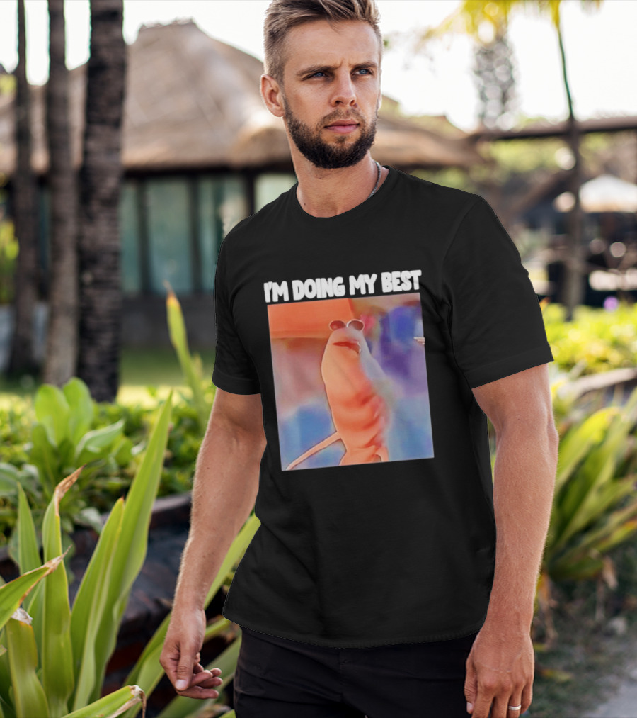 I'm Doing My Best Marcus The Worm Meme Sunglasses T-Shirt