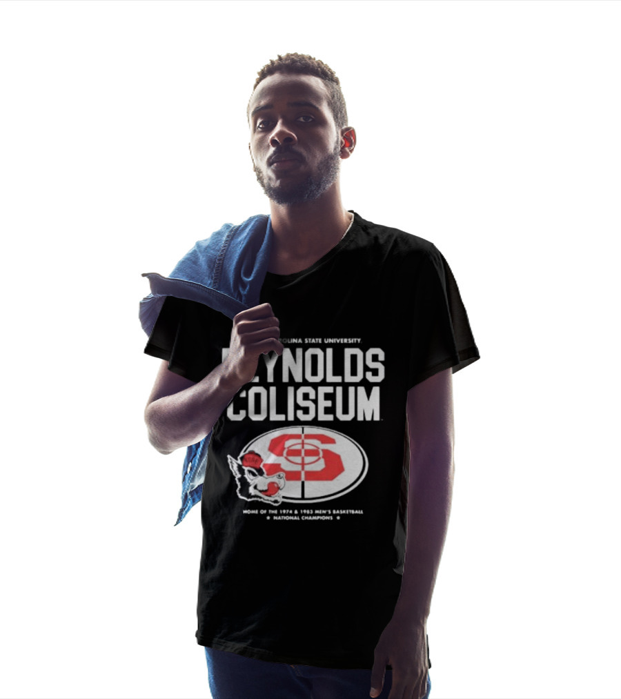 NC State University Reynolds Coliseum Home Of 1983 NCAA Men's Basketball Champions T-Shirt