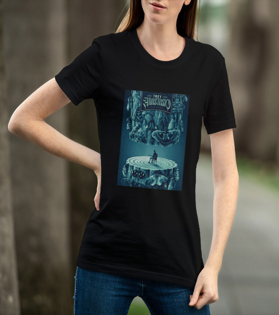 Trey Anastasio Acoustic Evening May 29 30 2026 Wilma Missoula MT Moth T-Shirt
