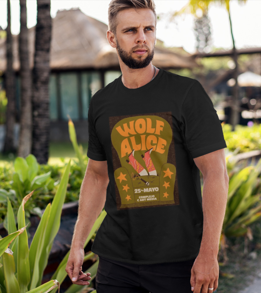 Wolf Alice Complejo C Art Media 25 De Mayo 2026 T-Shirt