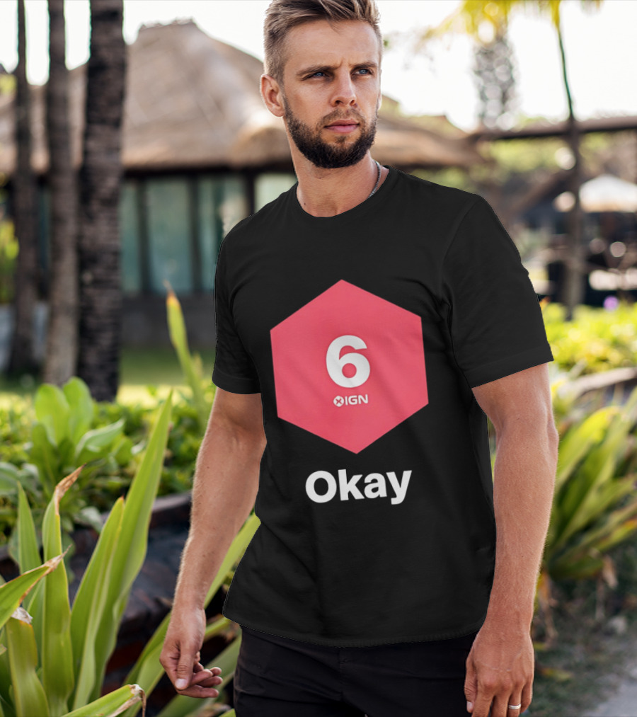 IGN Gaming Review Meme Culture 6 Okay Rating T-Shirt